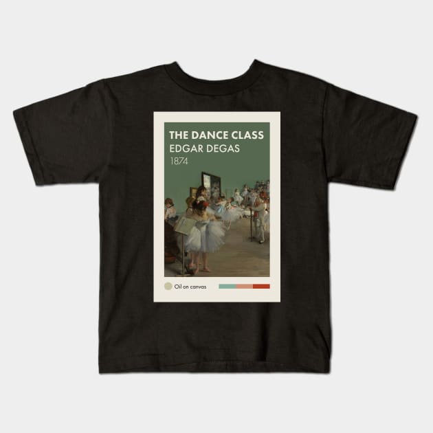 Degas Ballerinas Kids T-Shirt by quirkyandkind